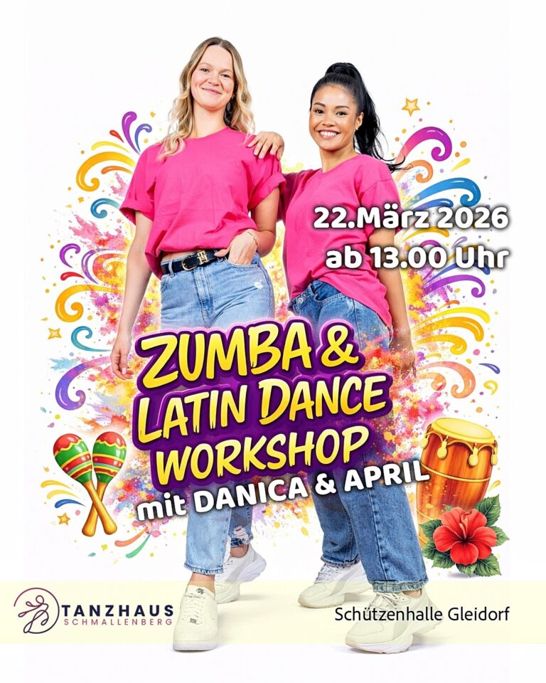 Zumba und Latin Dance Workshop in Schmallenberg am 22. März 2026
